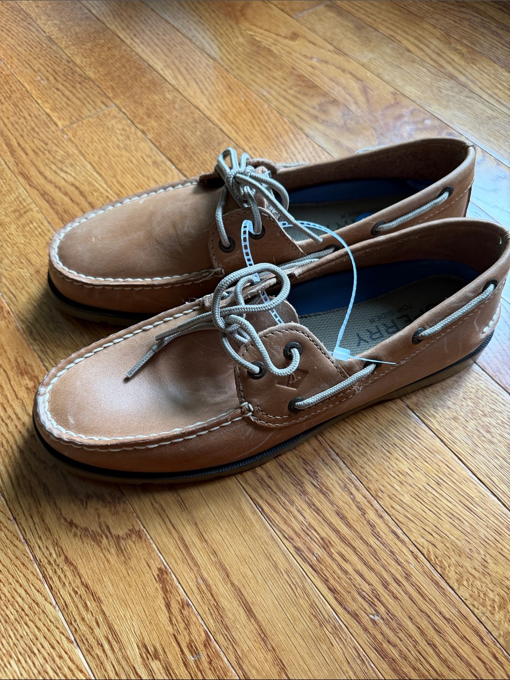Sperry Brown Leather 2-Eye Boat Shoes
